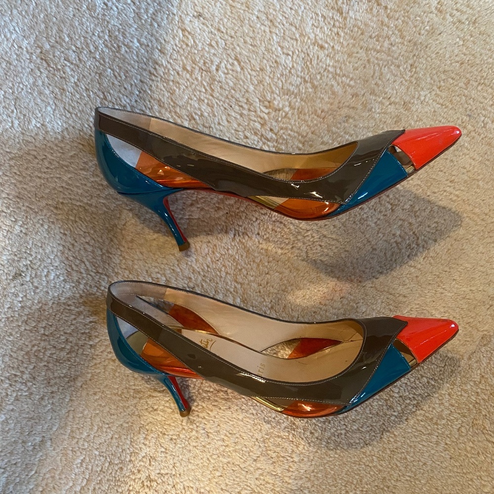Christian Louboutin Galata Kitten Heel - Size 37